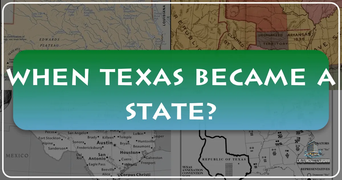 When Texas Became a State: A Journey Through History and Travel