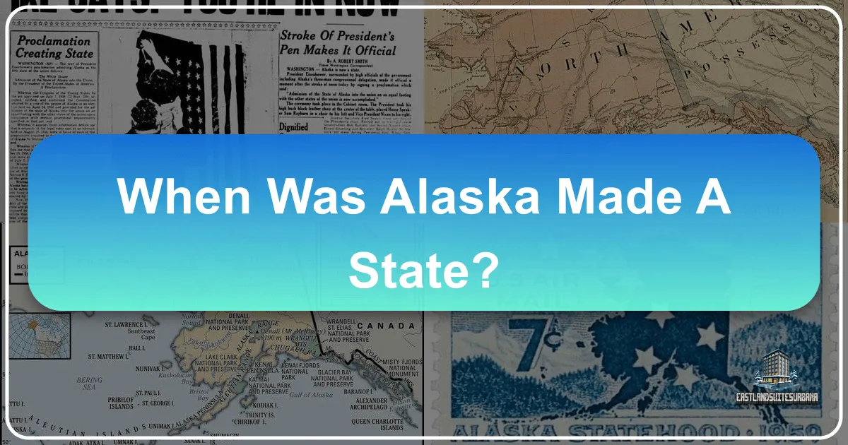 When Was Alaska Made A State?