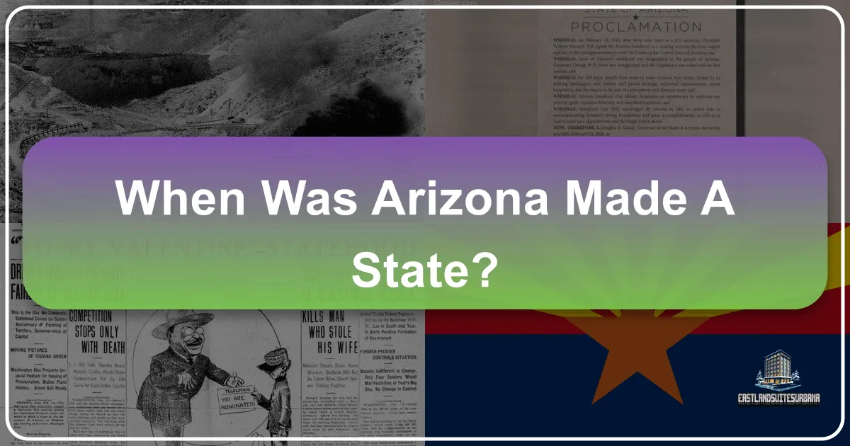 When Was Arizona Made a State