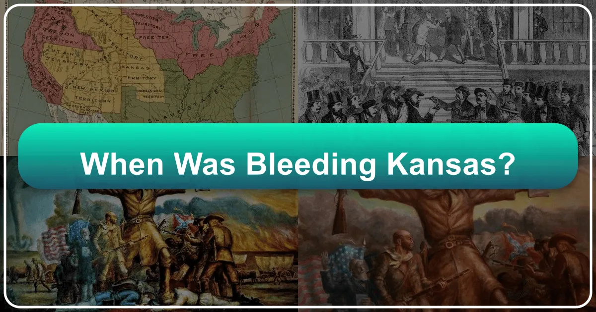 When Was Bleeding Kansas