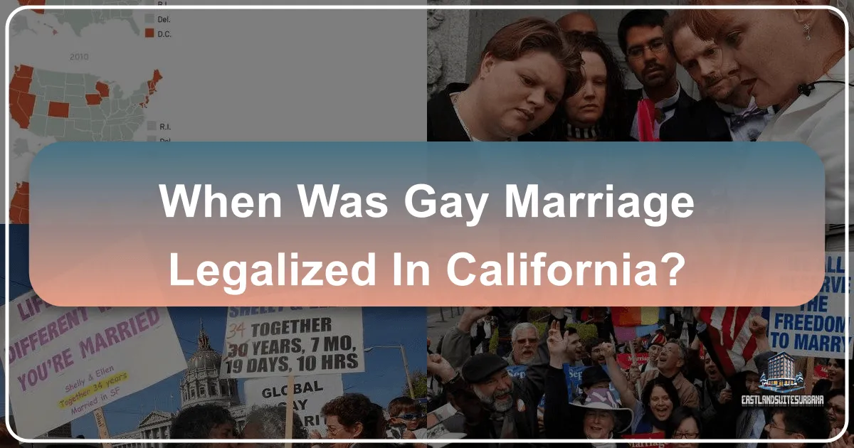 When Was Gay Marriage Legalized in California?
