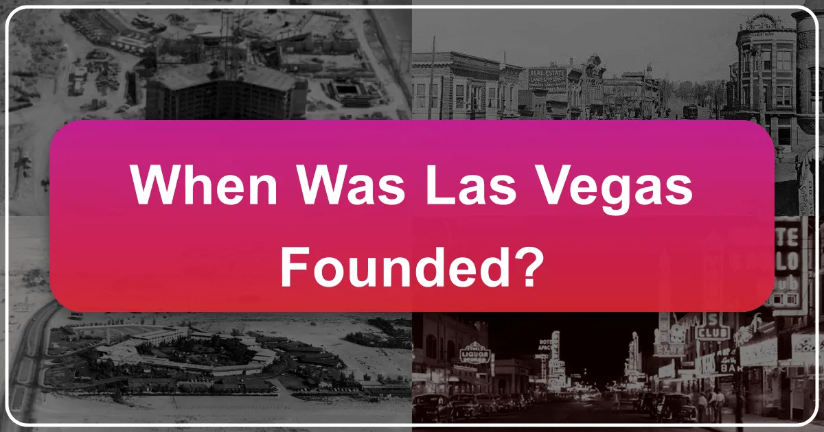When Was Las Vegas Founded?
