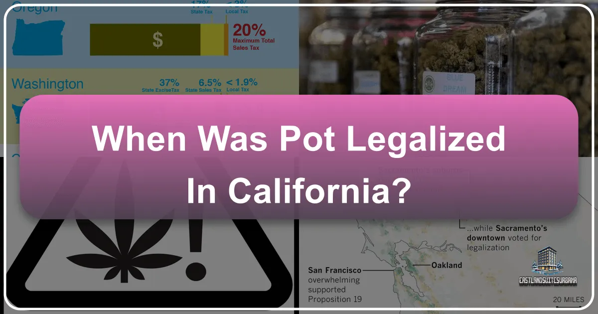 When Was Pot Legalized In California?