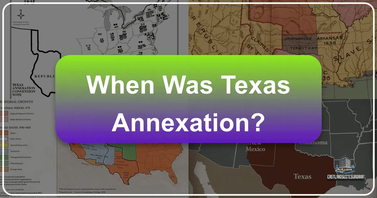 When Was Texas Annexation?