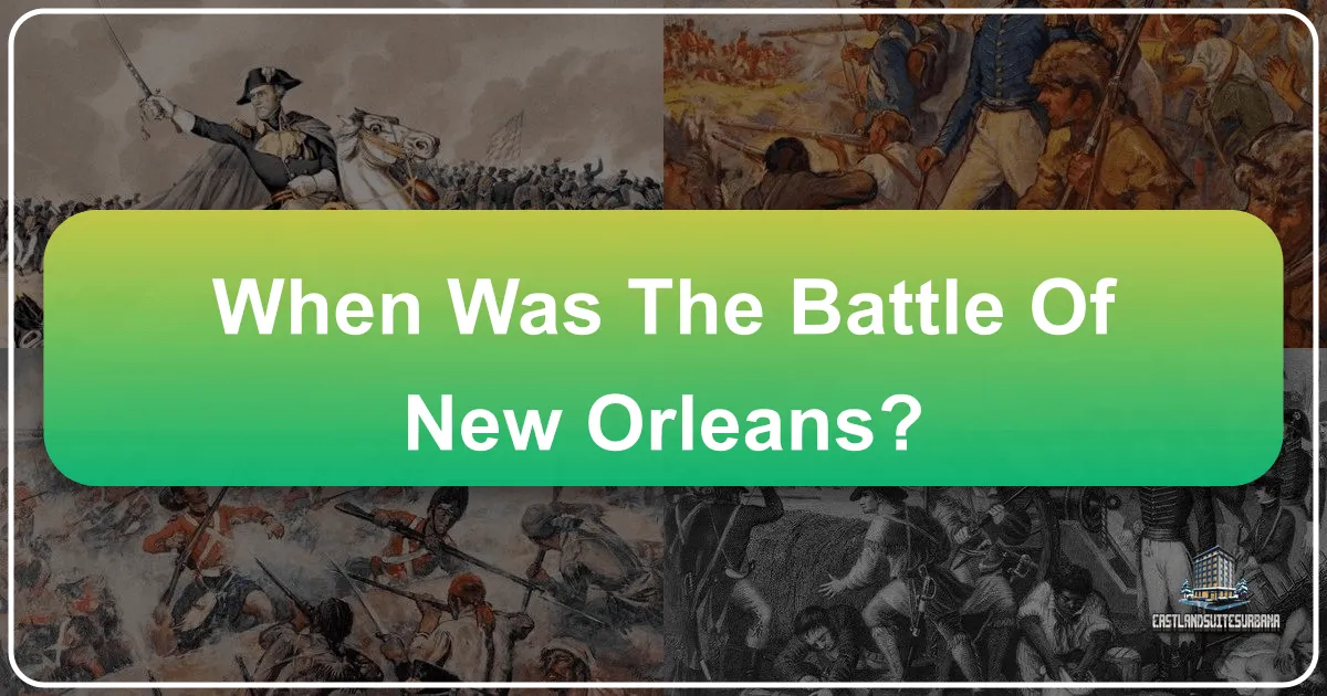 When Was the Battle of New Orleans?