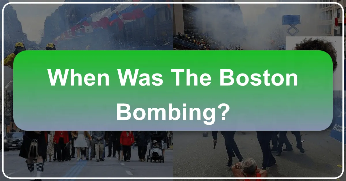 When Was the Boston Bombing? Exploring Boston's Enduring Spirit as a Premier Travel Destination