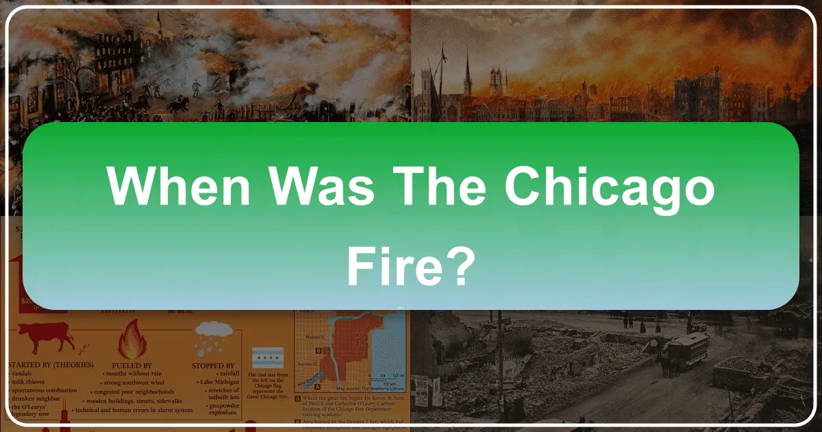 When Was the Chicago Fire?
