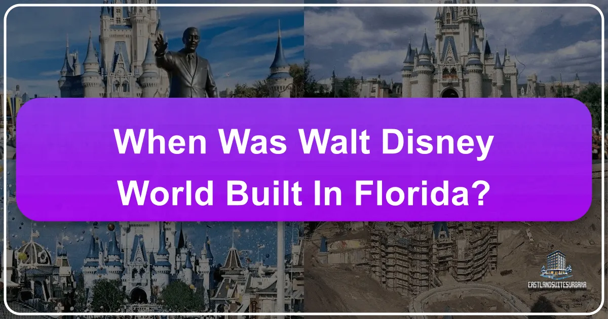 When Was Walt Disney World Built in Florida?
