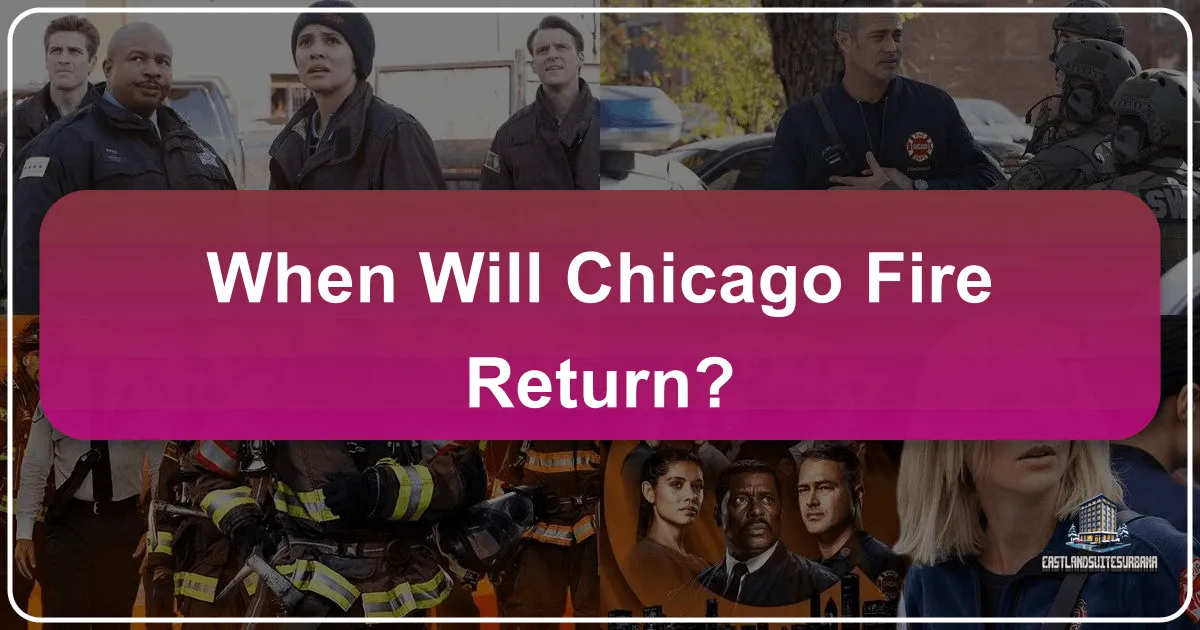 When Will Chicago Fire Return: Rekindling the Passion for the Windy City's Grandeur