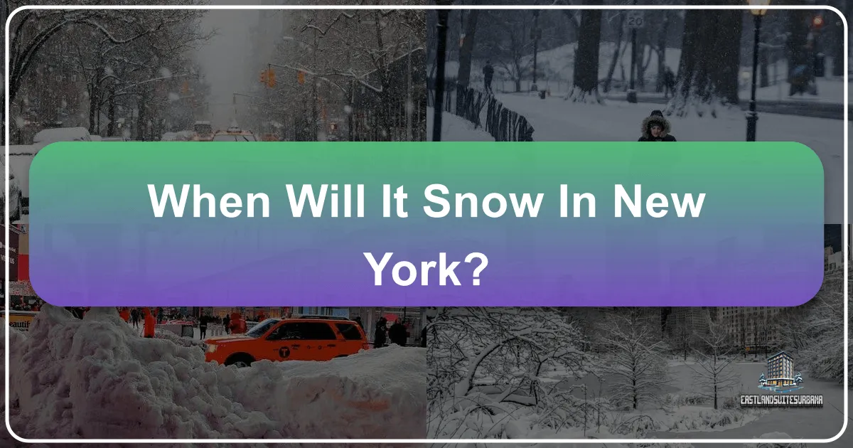When Will It Snow in New York? Your Guide to a Winter Wonderland