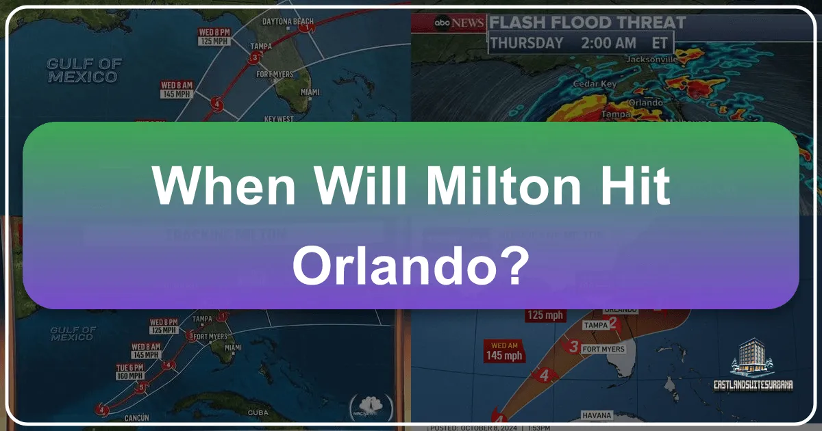 When Will Milton Hit Orlando?