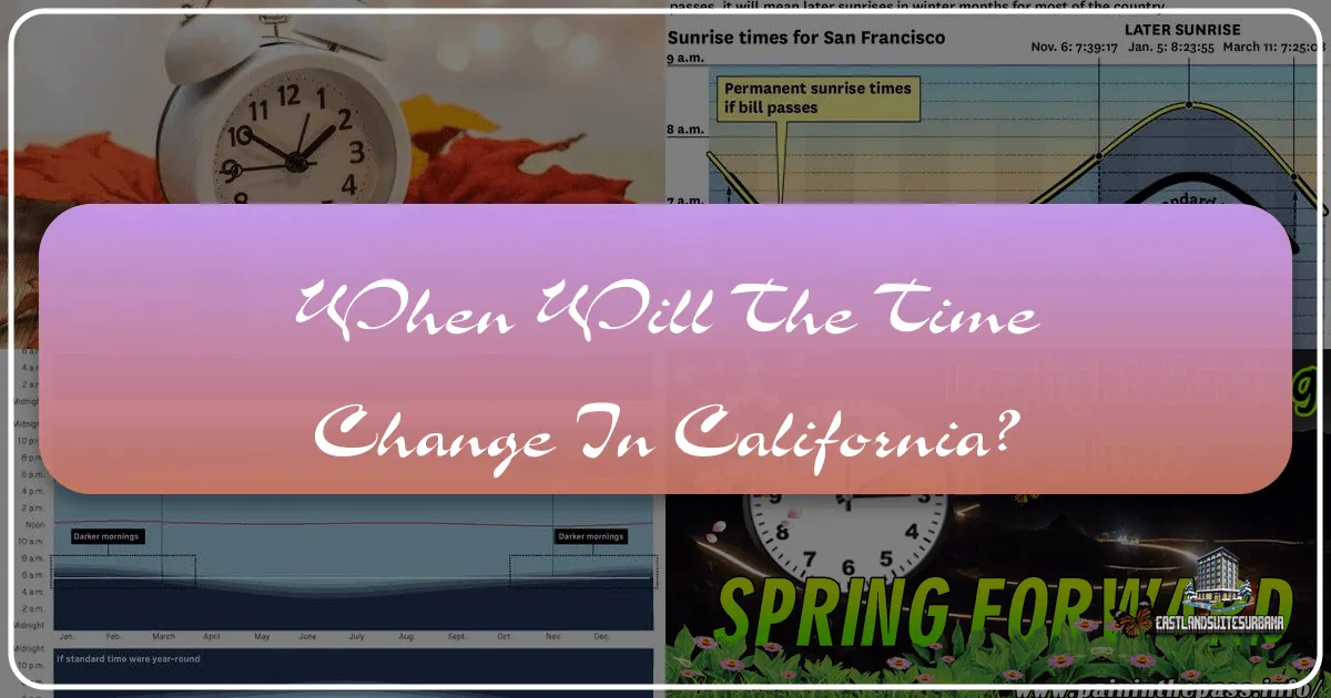 When Will The Time Change In California?