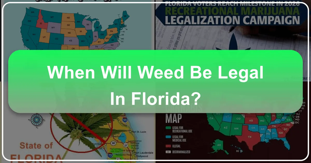 When Will Weed Be Legal in Florida?
