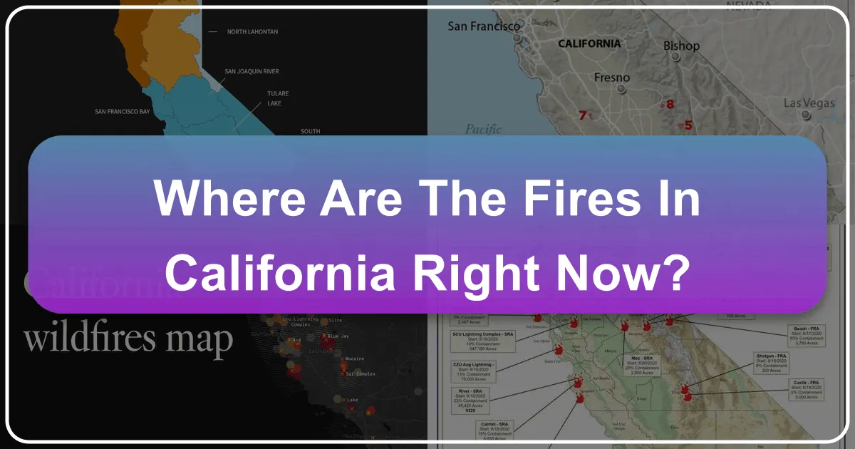 Where Are the Fires in California Right Now: Navigating Travel and Tourism Amidst Wildfire Season