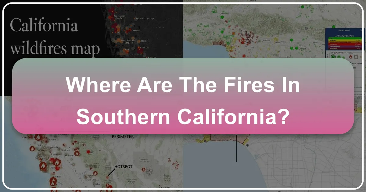 Where Are the Fires in Southern California?