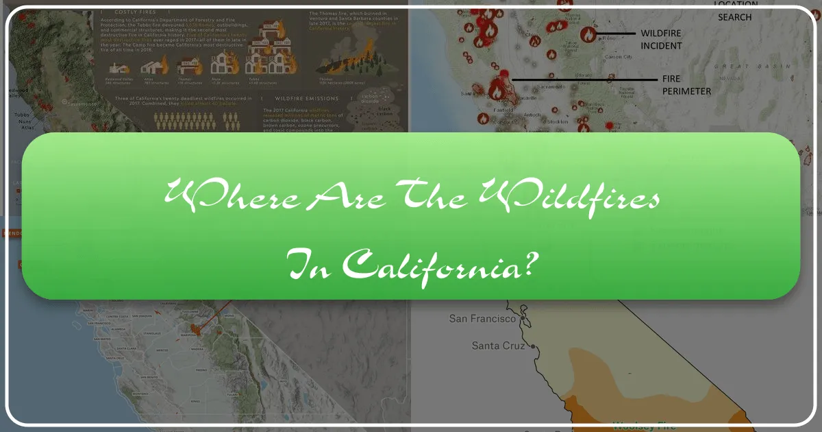 Where Are the Wildfires in California