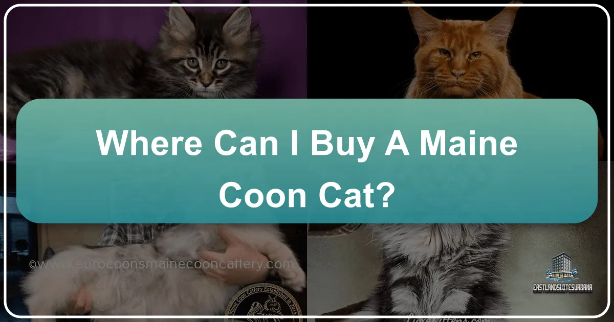 Where Can I Buy A Maine Coon Cat?