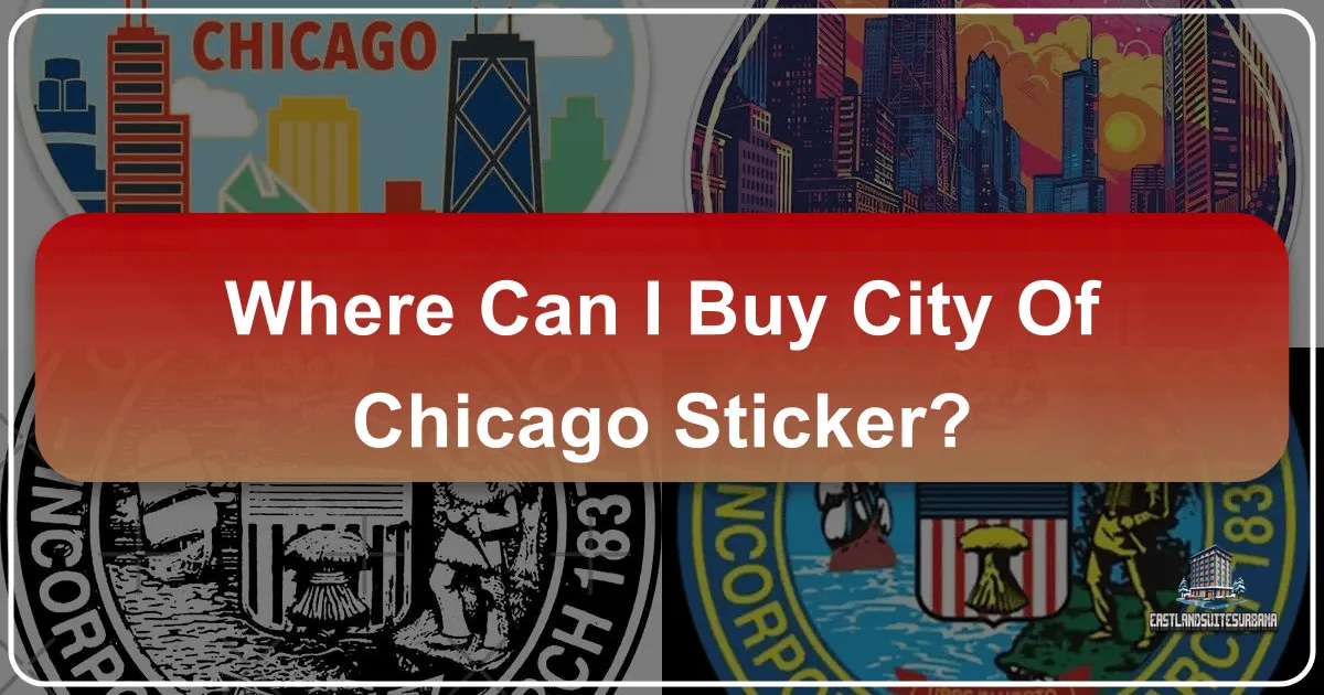 Where Can I Buy City Of Chicago Sticker?