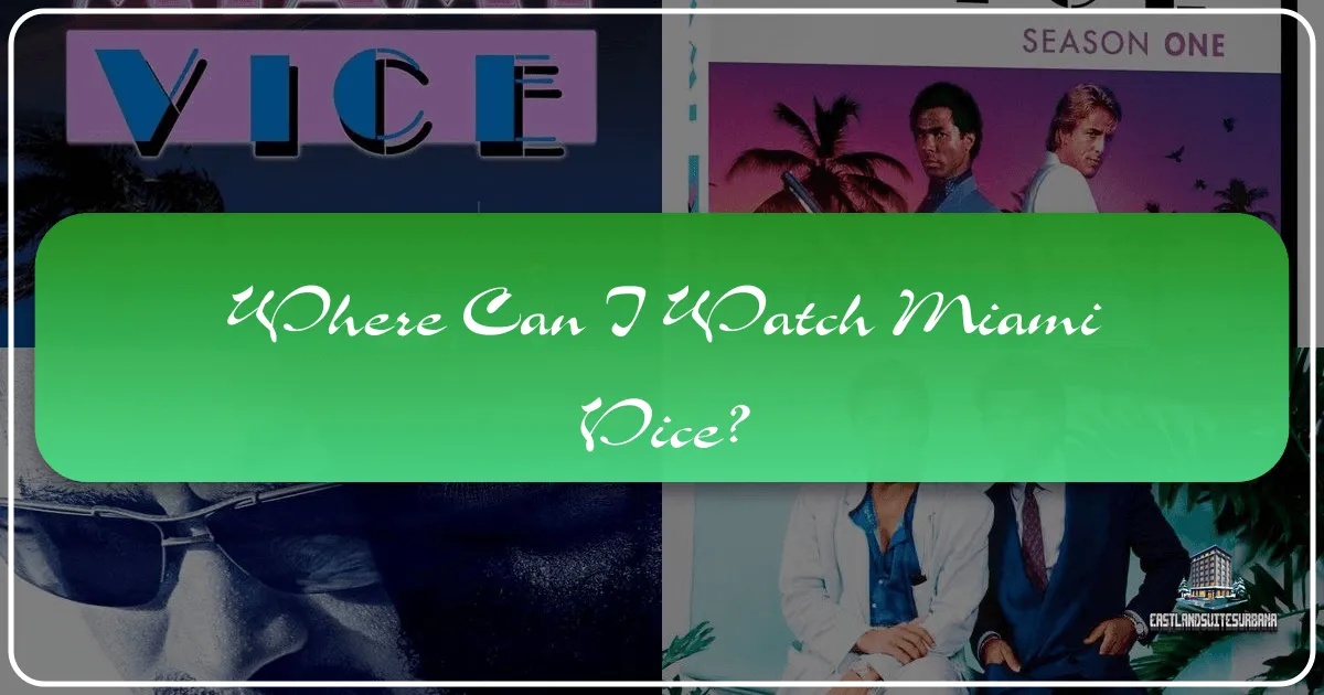 Where Can I Watch Miami Vice?