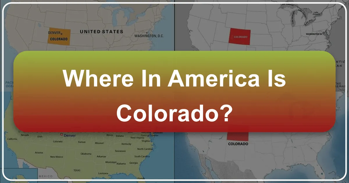 Where in America is Colorado?