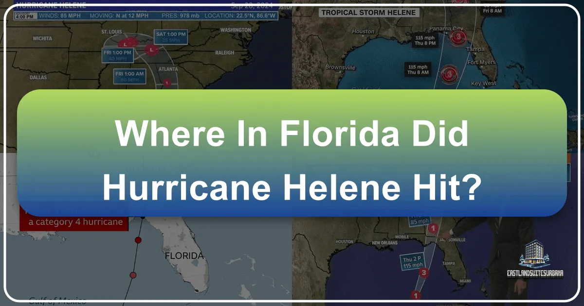 Where in Florida Did Hurricane Helene Hit?