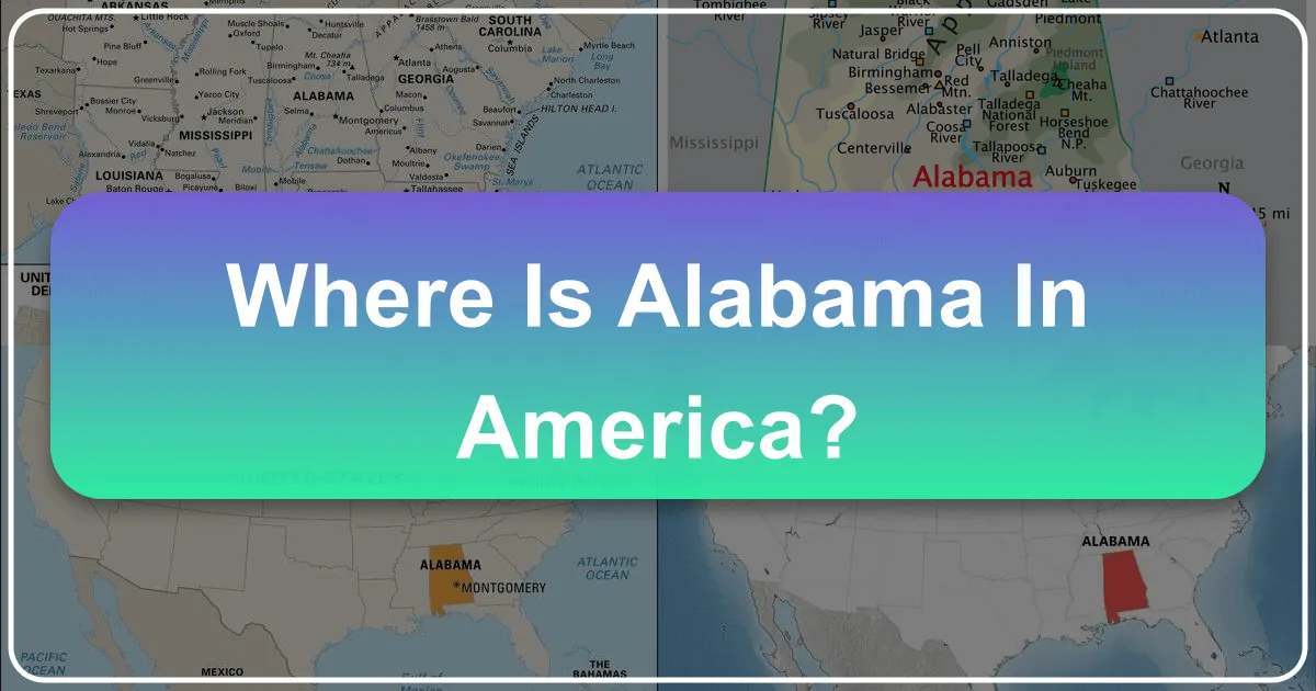Where Is Alabama In America?
