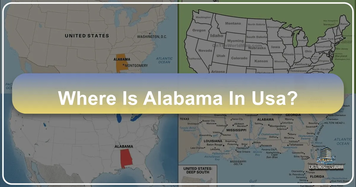 Where is Alabama in USA?