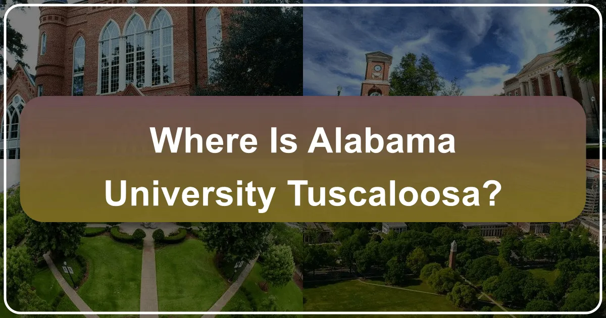 where is alabama university tuscaloosa