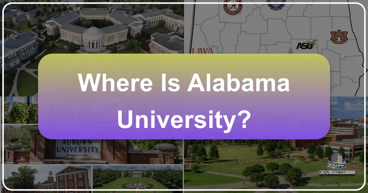 Where is Alabama University