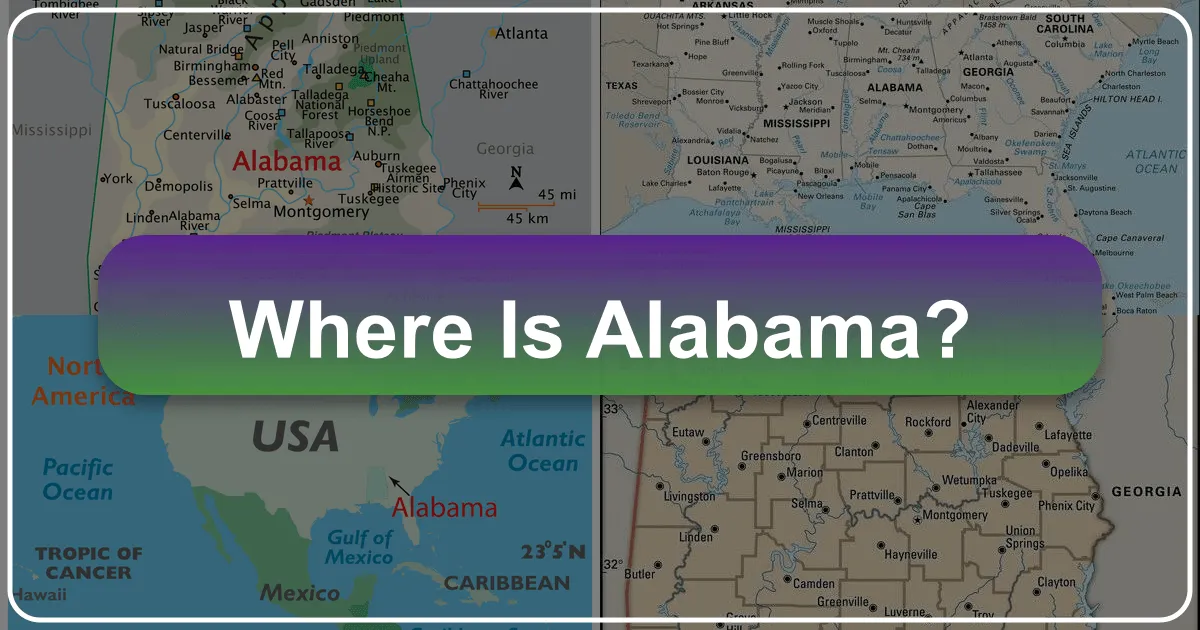 Where Is Alabama?