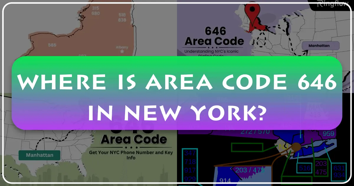 Where is Area Code 646 in New York?