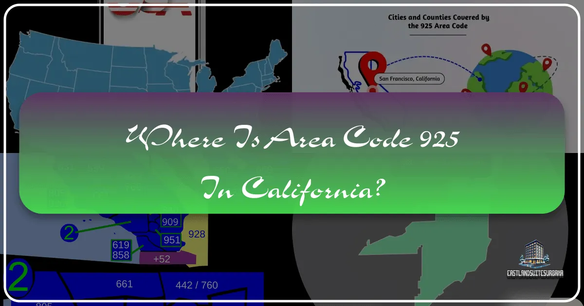 Where Is Area Code 925 In California?