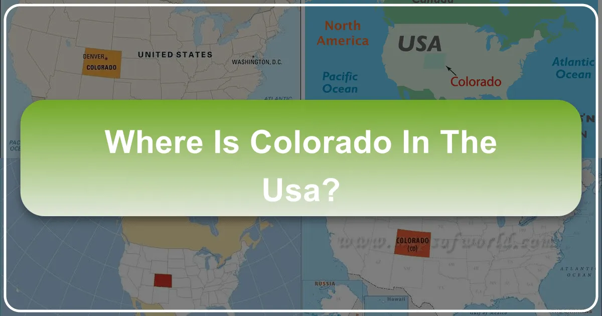 Where is Colorado in the USA