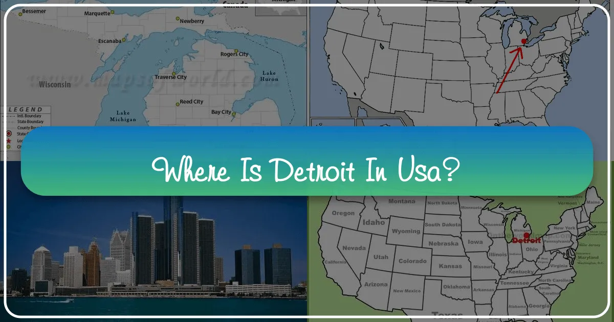 Where Is Detroit In Usa?