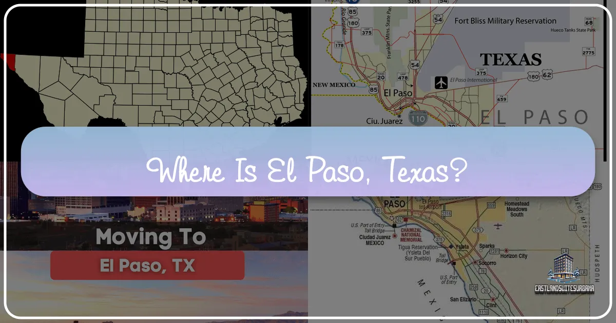 where is el paso texas
