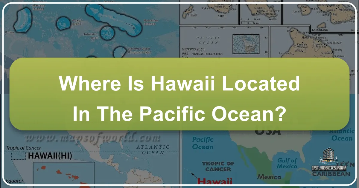 where is hawaii located in the pacific ocean
