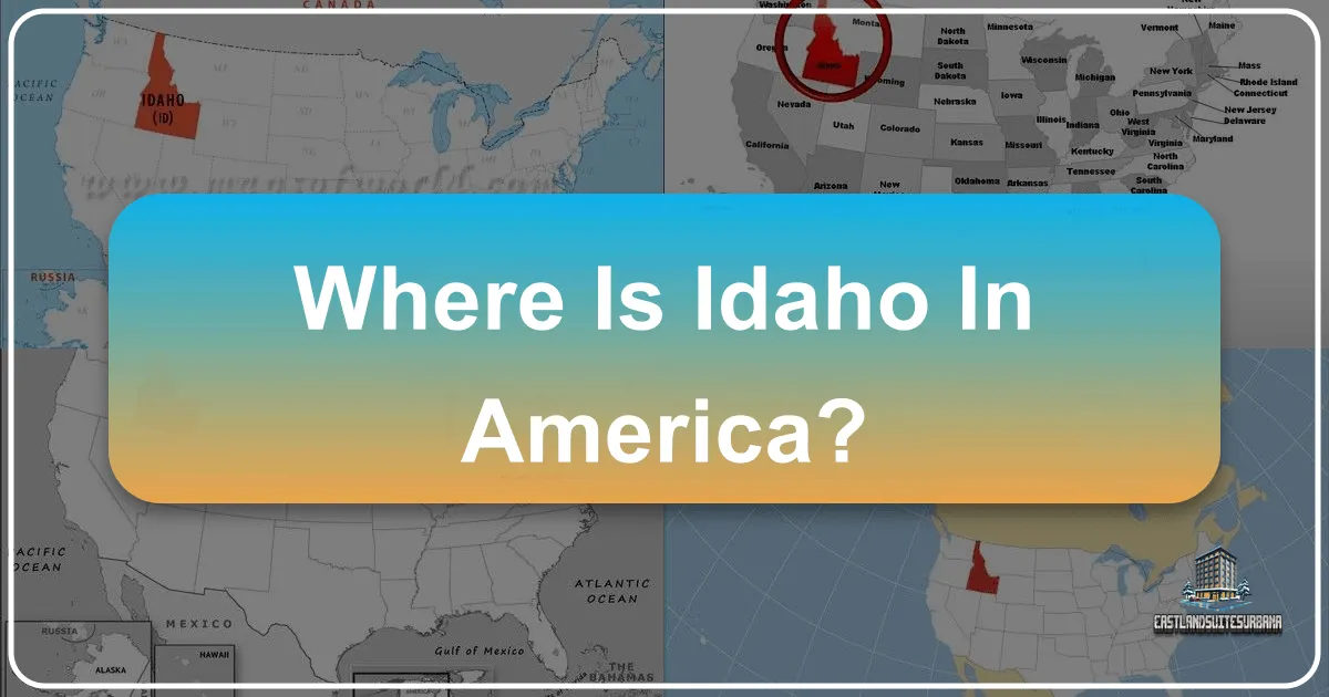 Where is Idaho in America? Unveiling the Gem State's Location and Allure