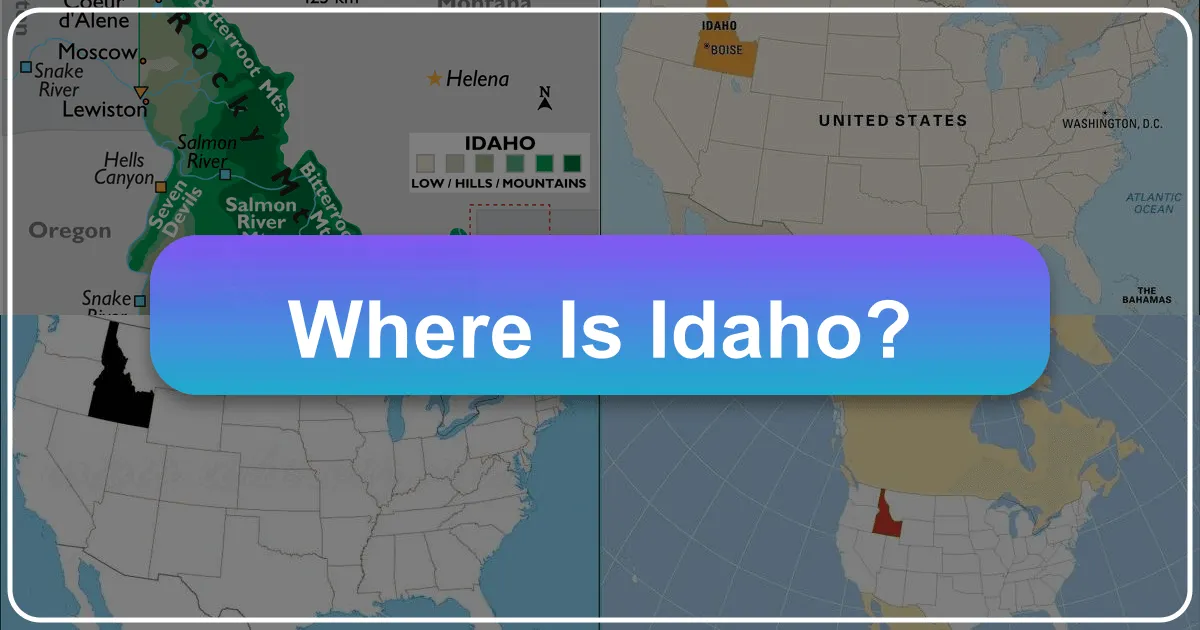 Where Is Idaho?