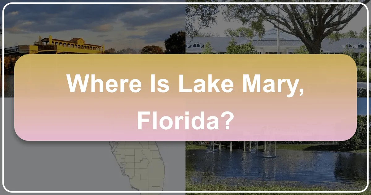 Where is Lake Mary Florida