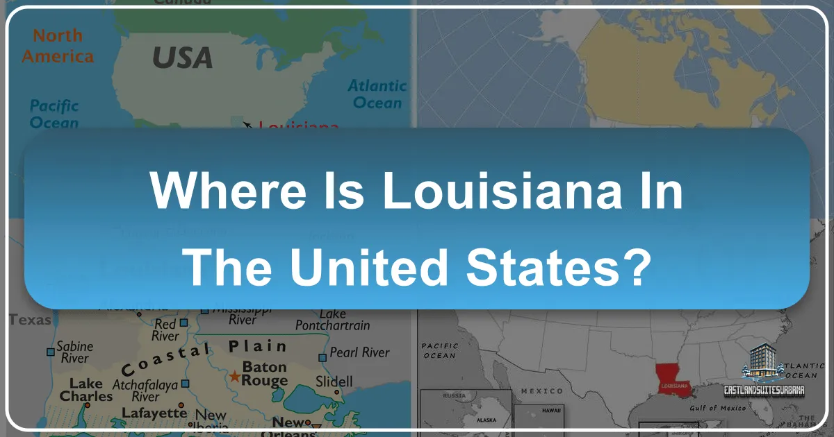 Where is Louisiana in the United States?