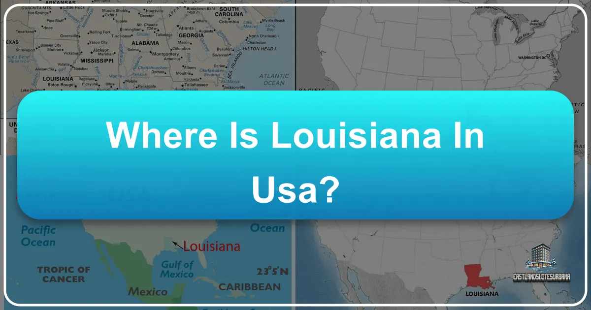 Where is Louisiana in USA