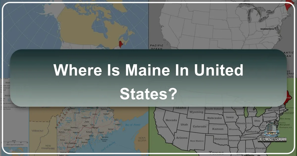 Where is Maine in the United States? Unveiling a Northeastern Gem