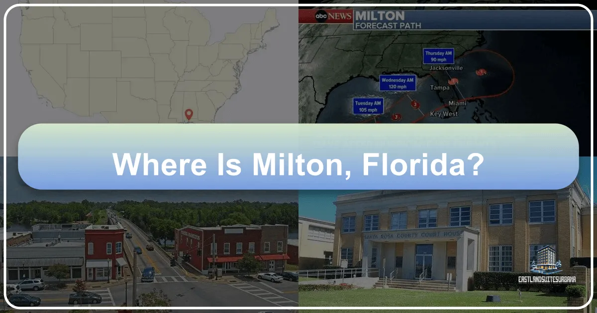 Where is Milton, Florida? Unveiling a Panhandle Gem