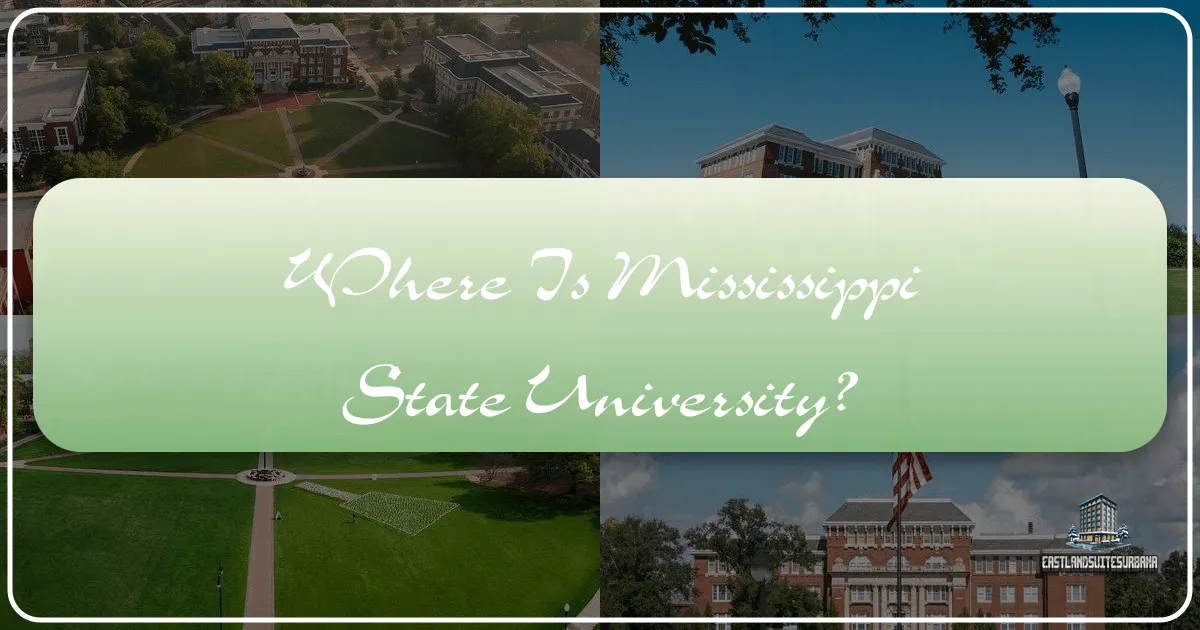 Where Is Mississippi State University?