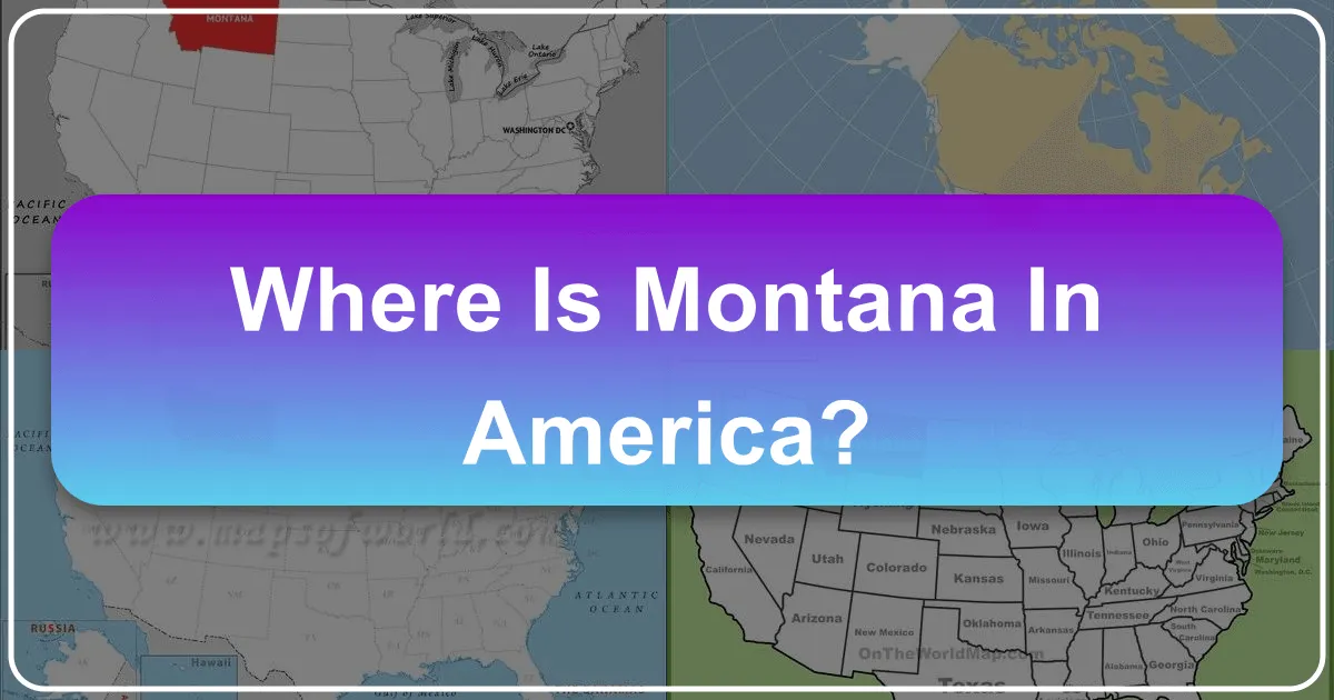 Where is Montana in America?