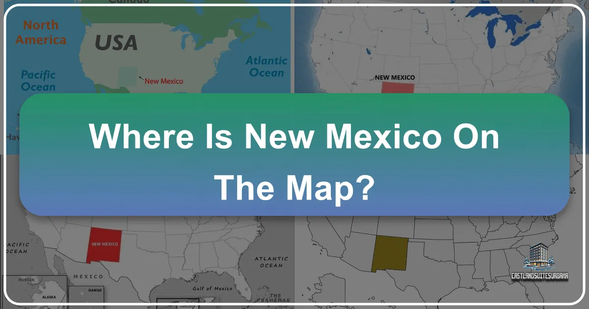 where is new mexico on the map