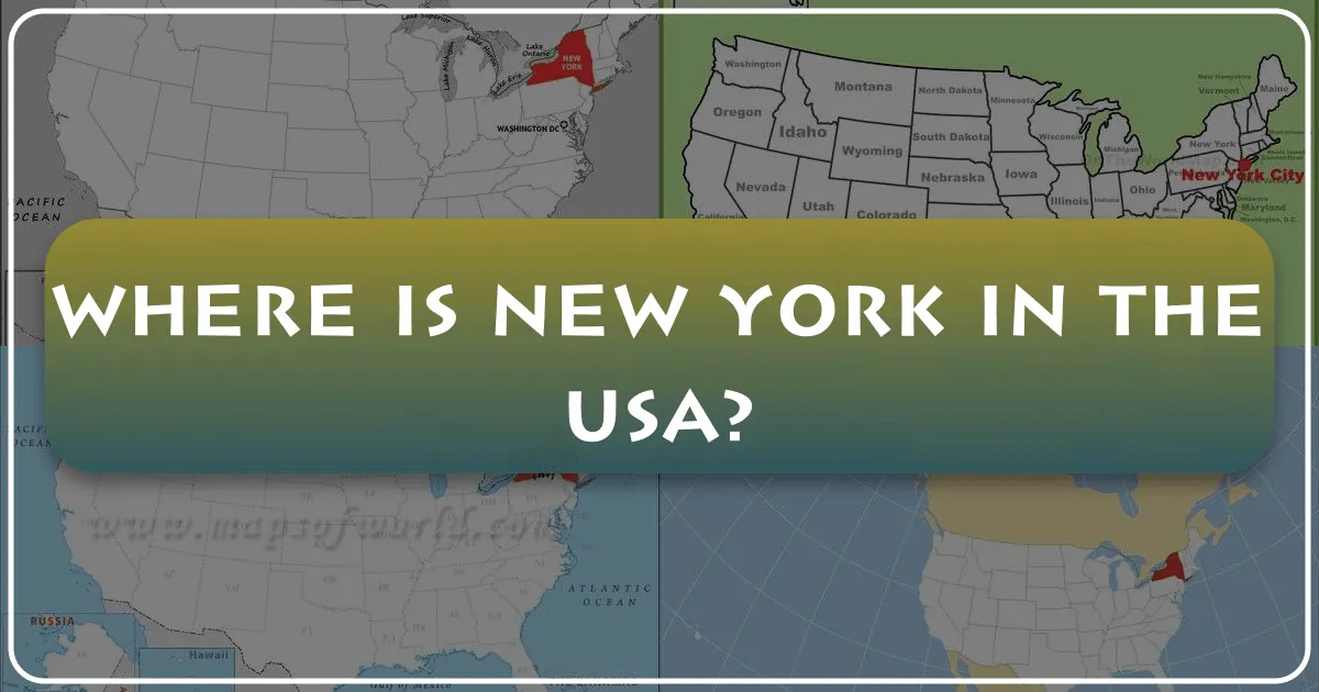 Where is New York in the USA?