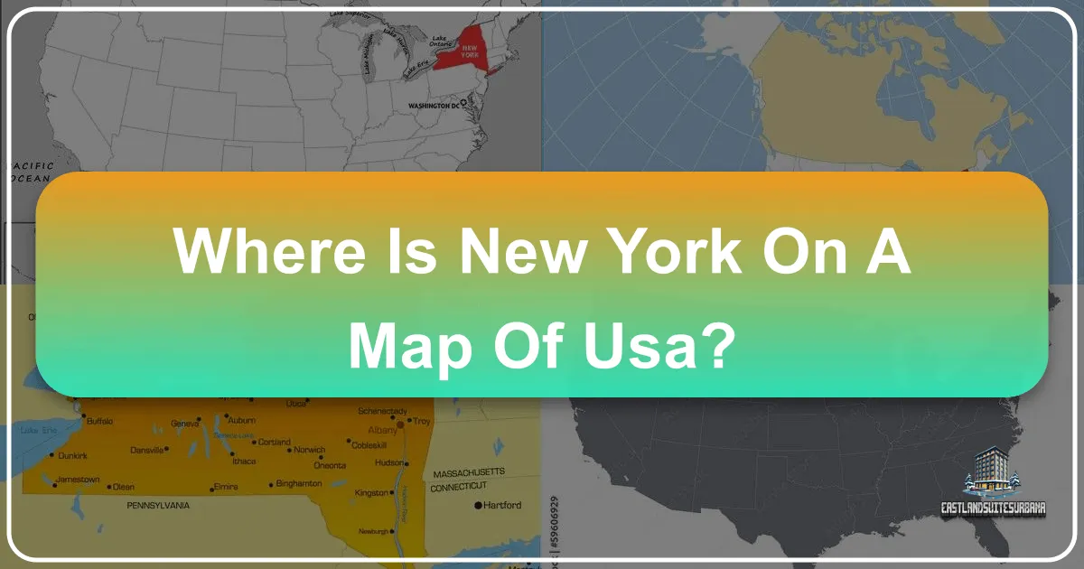 Where Is New York On A Map Of Usa?
