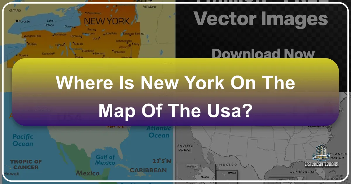 Where Is New York On The Map Of The Usa?