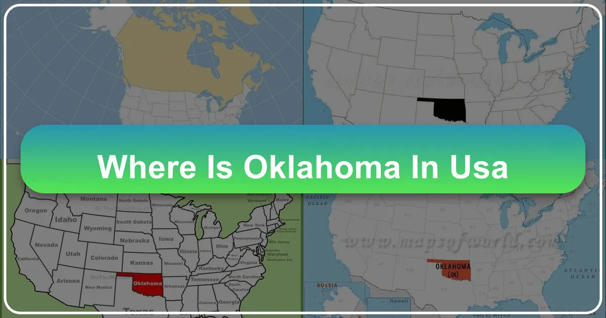 Where is Oklahoma in USA?